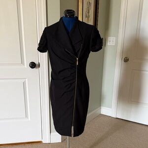 Ellen Tracy Black Long Sleeve Dress with Zipper